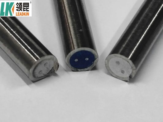Cabos de termopares isolados por minerais para medição de temperatura Conectores de cor isolação prateada/preta/vermelha/azul
