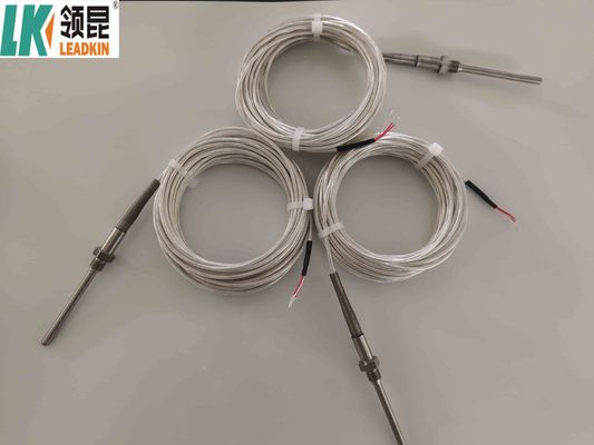 Cable de extensão de termopares de alta temperatura tipo K de fio único / duplo