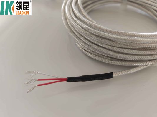 Cable de extensão de termopares de alta temperatura tipo K de fio único / duplo