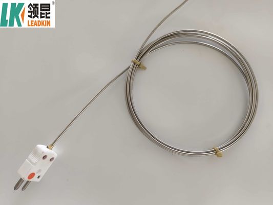 Proba de temperatura de termocouple altamente sensível para controle preciso de temperatura em ambientes industriais