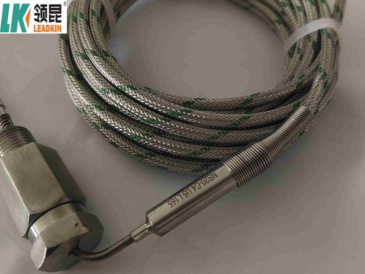 Cable de termocouple tipo K com material condutor constante Fe para ambientes adversos